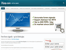 Tablet Screenshot of 35pip.com